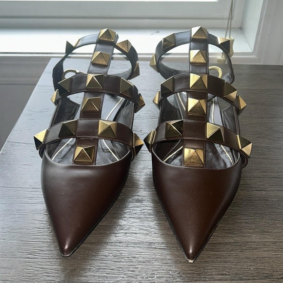 Valentino Shoes - Valentino Roman Rockstud Flats